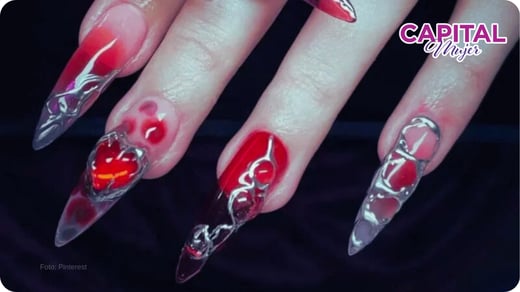👑 Castlecore Nails: la manicura medieval que domina 2025