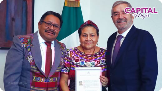 Rigoberta Menchú ya es mexicana: un reconocimiento a su lucha