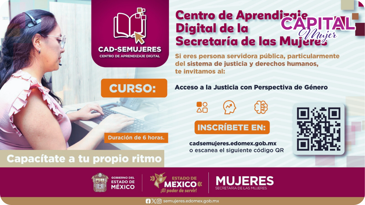 Edomex capacita a su personal en justicia con perspectiva de género