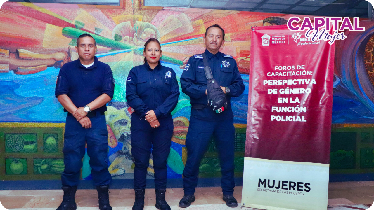 Capacitan a policías del Edomex ante violencia de género