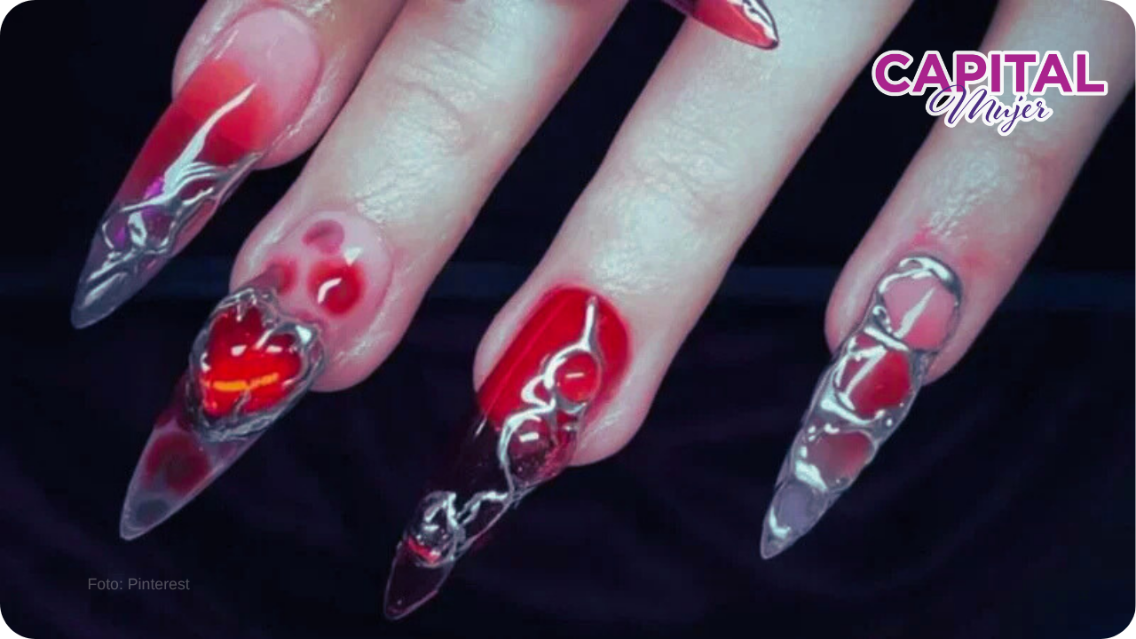 👑 Castlecore Nails: la manicura medieval que domina 2025