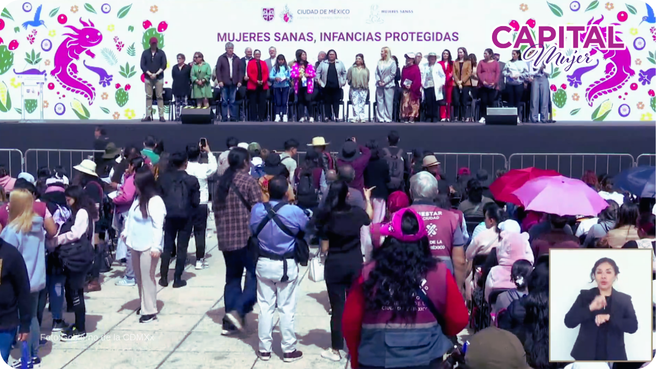 Mujeres sanas, infancias protegidas: nueva política social en CDMX